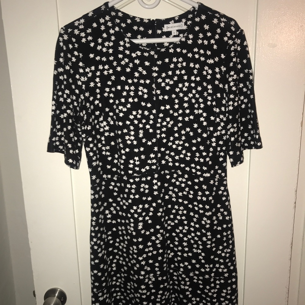 Graphic flower print dress from ASOS US SZ 10